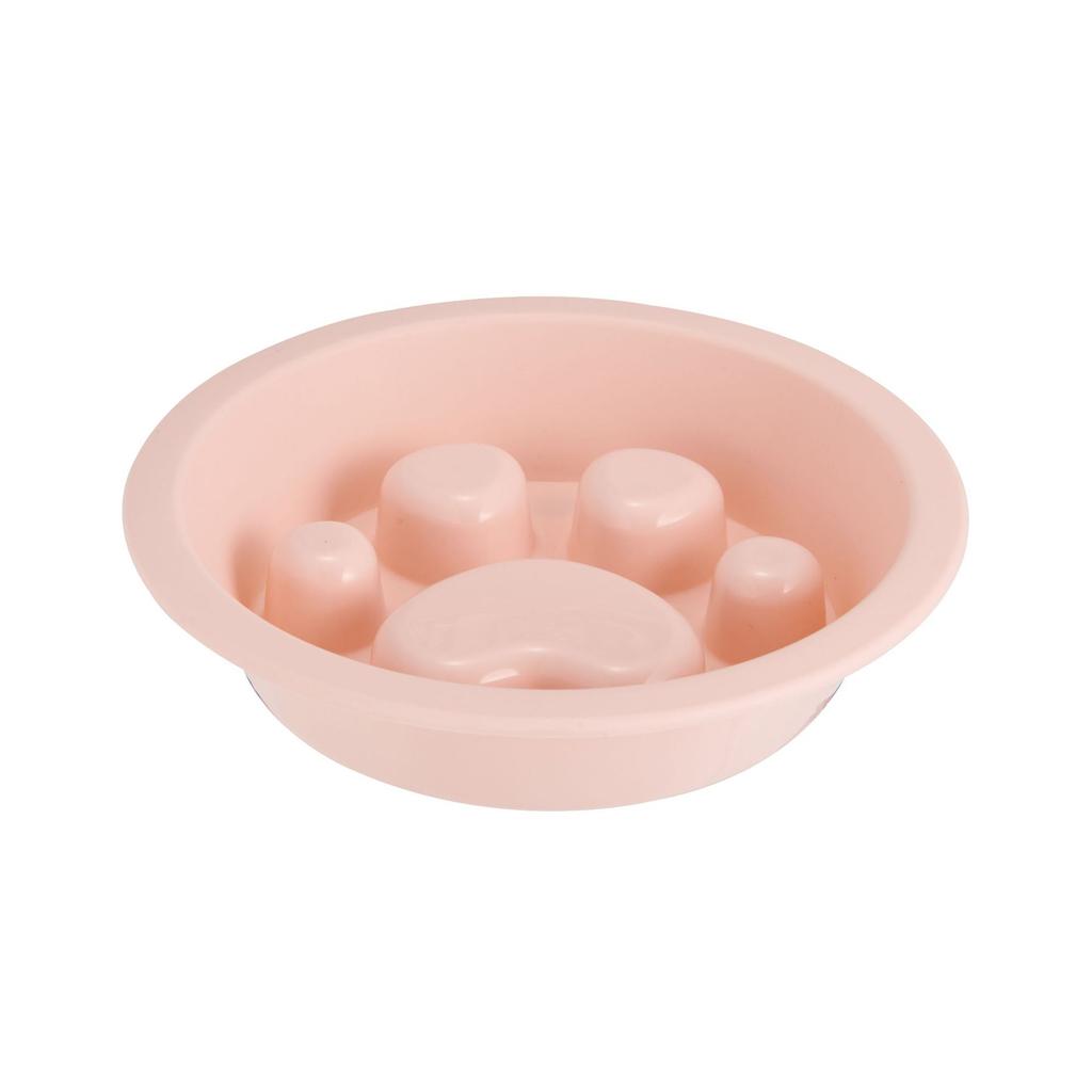 Cat Slow Feeder Bowl Set - Pastel Series Cat Plate for Dry and Wet Food - Slow Feeding Bowls Whisker Friendly - Dishwasher Safe