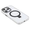 For iPhone 16 Pro Max Case Compatible with MagSafe Kickstand TPU+PC Clear Phone Cover