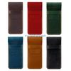 Leather Fountain Pen Case Water Resistant Pen Organiser Portable Pencil Pouches For Men Women Writing Essential Storage