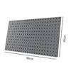 Wall Pegboard Organizer Pegboard Wall Panel Metal Space Saving Versatile 35.43inchx17.72inch Garage Organization for Workshop