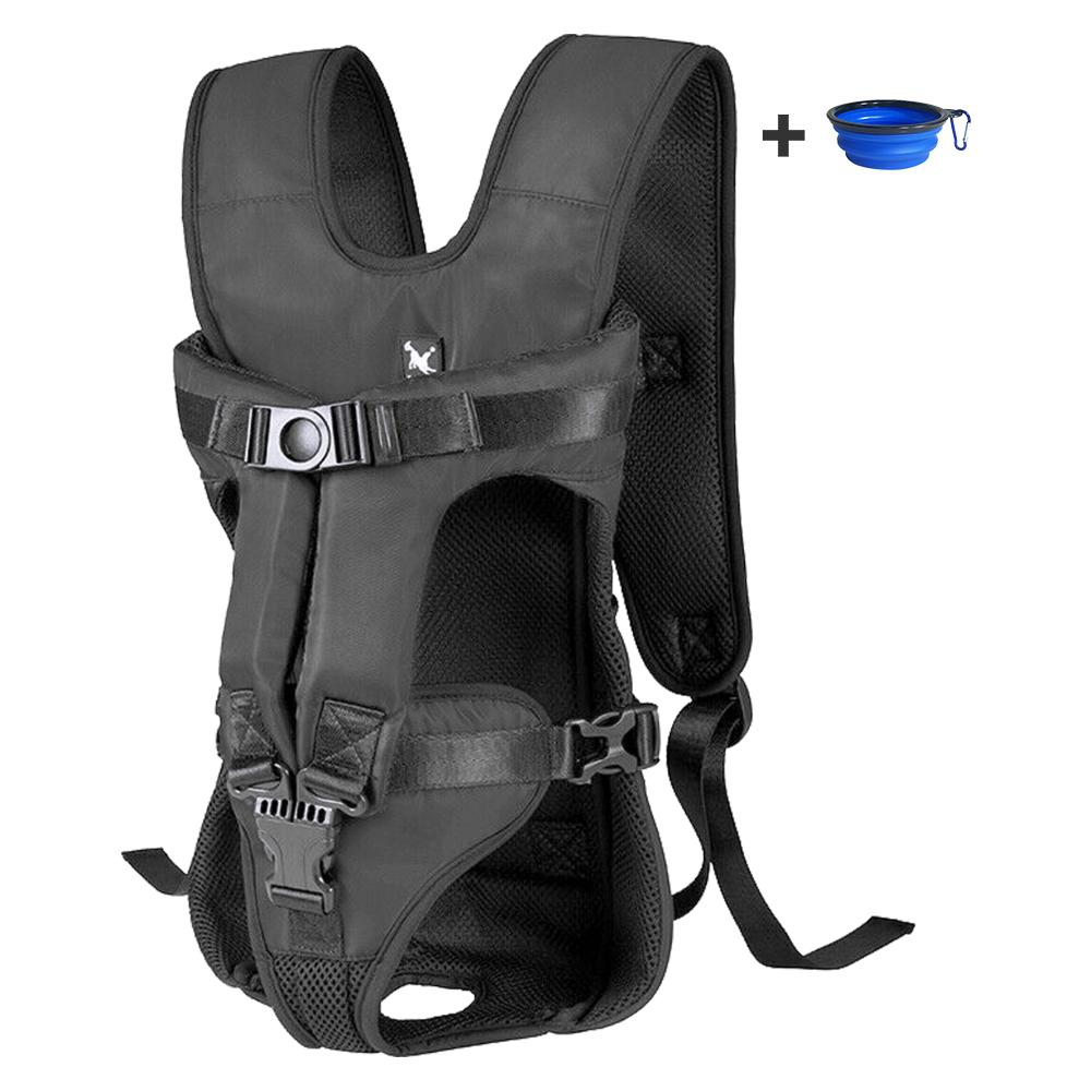 

Outdoor Pet Front Dog Carrier Backpacks Adjustable Hands Free Dog Backpack Carrier For Medium Small Dogs S