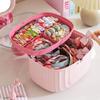 Double Layer Hairpin Storage Box Cute Girls Jewelry Box Children'S Hair Accessories Storage Box Layered Storage Container