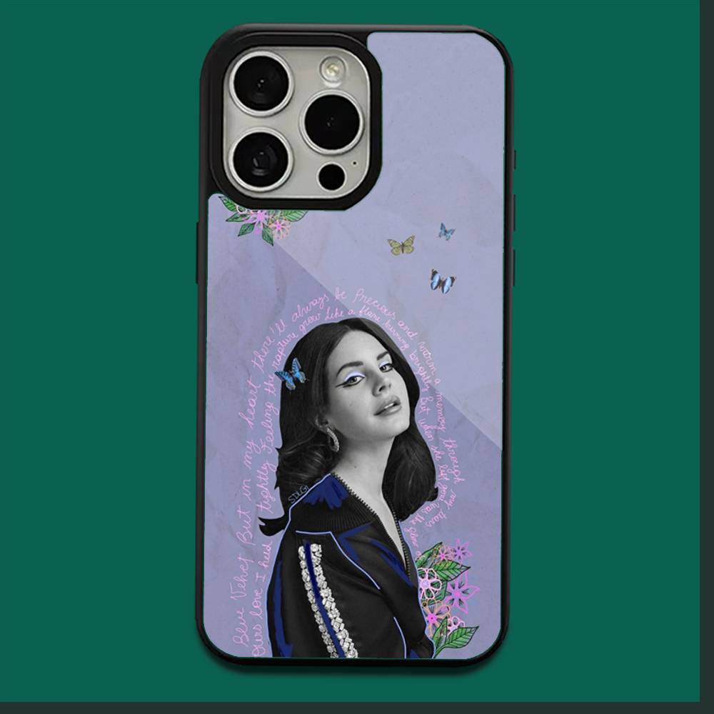 Girl Singer L-Lana D-Del Rey Phone Case For iPhone17,16,15,14,13,12,11,Plus,Pro,Max,Mini Soft Magesafe Magnetic Wireless Charge