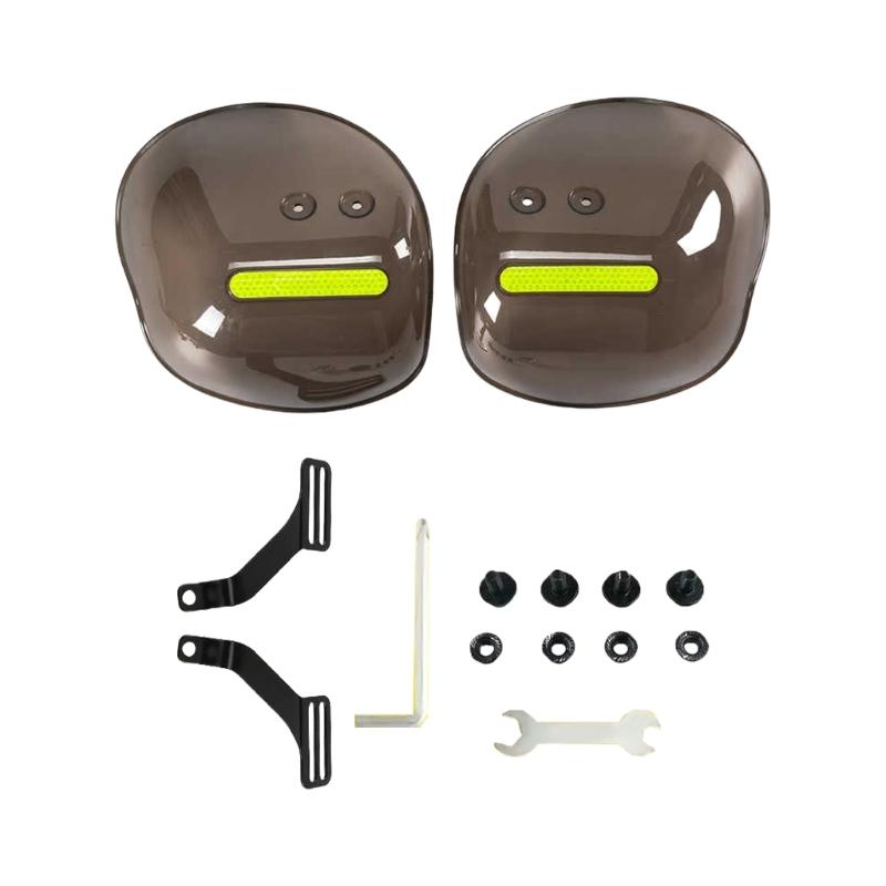 

Windproof Motorcycle Hand Guards Protectors Deflectors Weather Resistant, High Strength With Secure Fastening for Riders