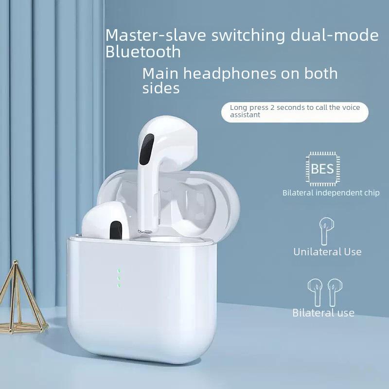 "Pro4 Fifth Gen True Wireless Bluetooth Headset: 24-Year Edition with Noise Reduction, Comfortable Fit, Long Battery Life, and High Power"