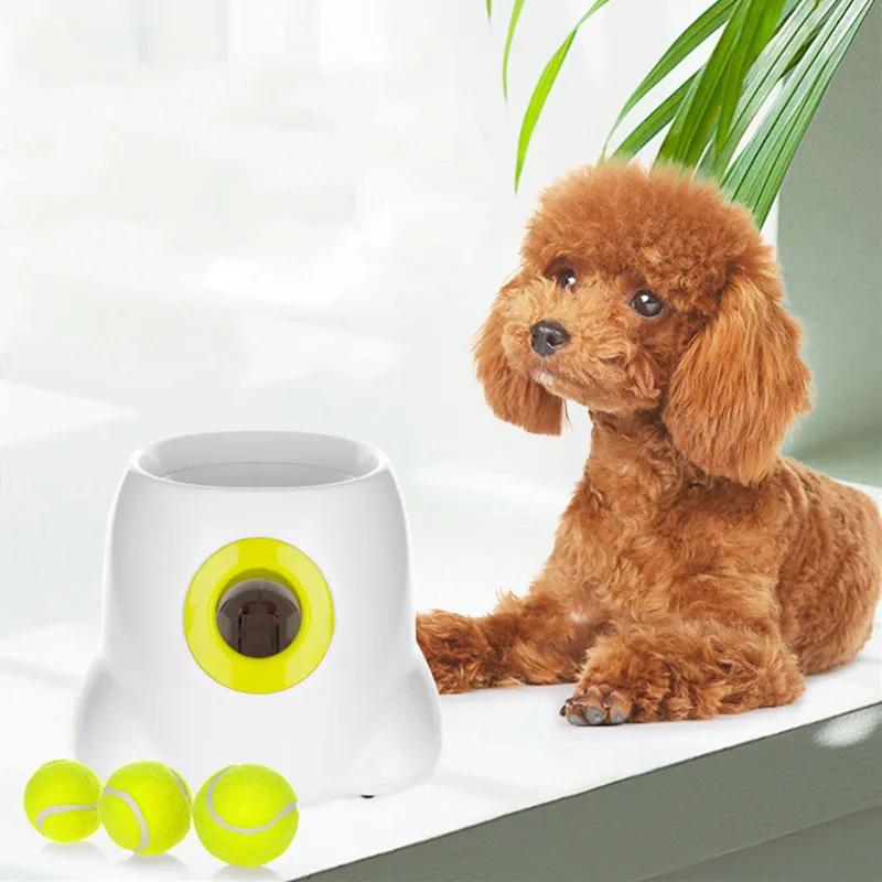 Automatic Dog Ball Launcher Interactive Pet Toy Tennis Ball Thrower Fetch Machine for Dogs