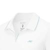 Skechers Basic Sports Series Simple Comfortable Versatile Slim Fit Short Sleeve Polo Shirt Women Tops Bright-White P225W142-0019
