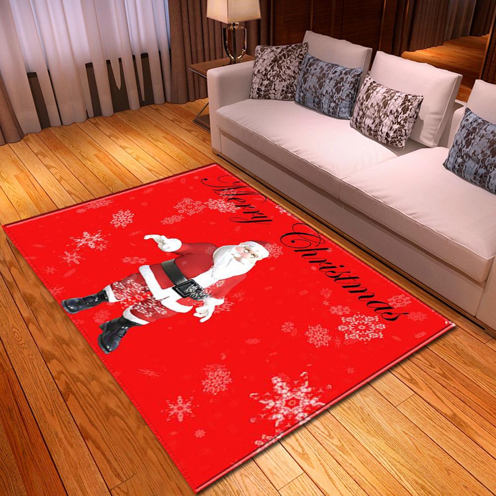 Christmas Living Room Floor Mat Bedroom Dining Room Carpet Carpet Doormat