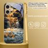 Paysages magnifiques Pour iPhone 17 Pro Max 16 17 Pro 15 Pro 14 13 Plus 12 Mini 11 Pro Max XR 16E 17 Air Coque de téléphone en verre doré