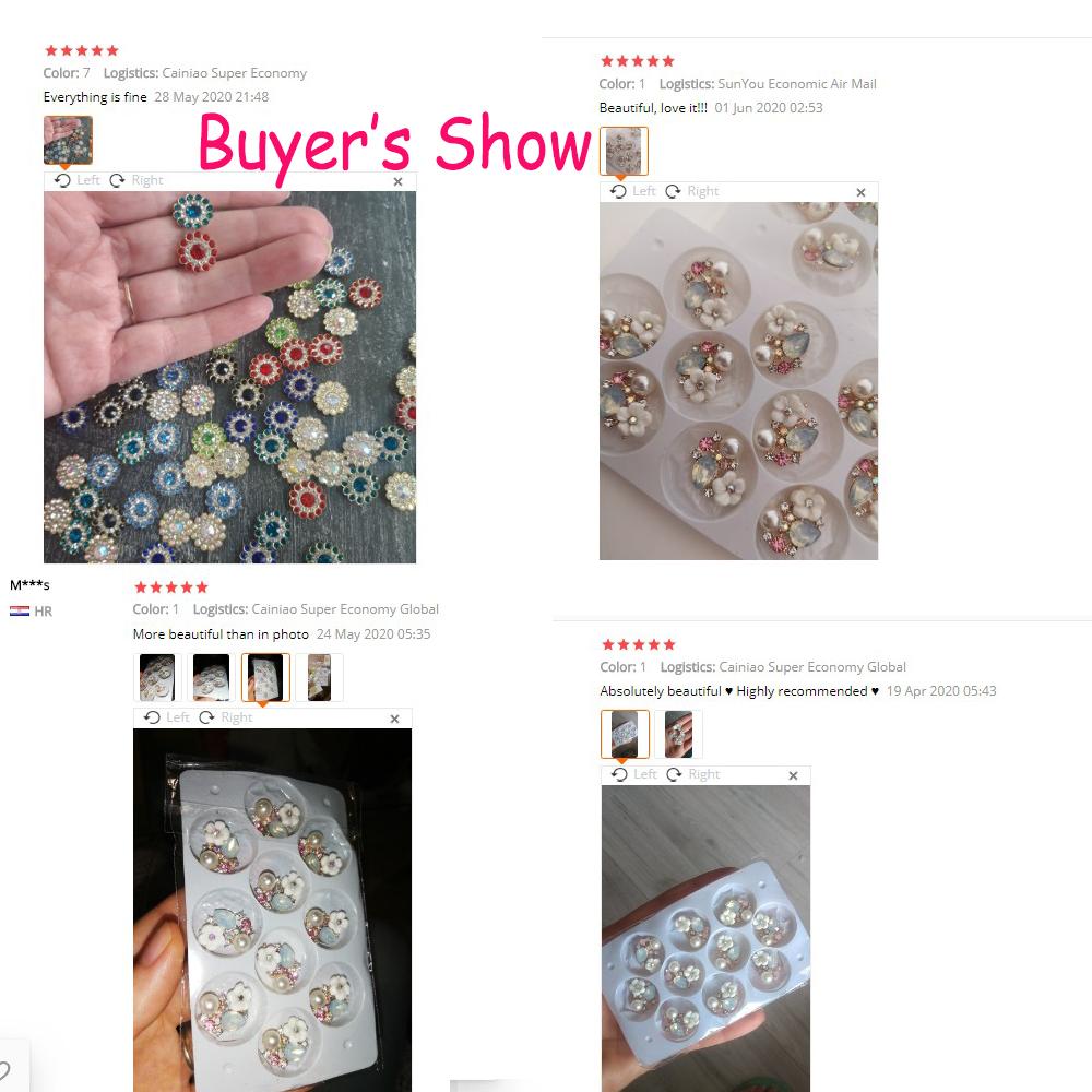 10PCS Sparkling Rhinestone Buttons Vintage Buttons For Apparel Sewing Pearl Hairpin Decoration DIY Jewelry Crafts Flower Buttons