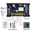12v Glass Door Iron Door Sliding Magnetic Lock 280kg Office Electromagnetic Access Control Lock
