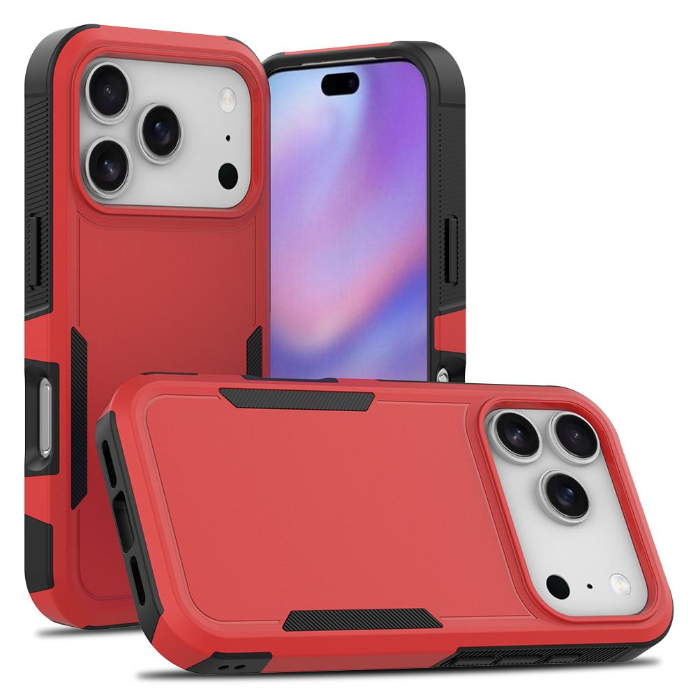 For iPhone 17 Pro Case 2 in 1 PC+TPU Shockproof Phone Cover