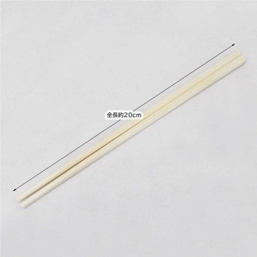 Yamato Bussan Love Green Genroku Chopsticks, 100 Pairs In a Bag, 1.2cm Wide X 20cm Long, Commercial Use, Product Number 20056