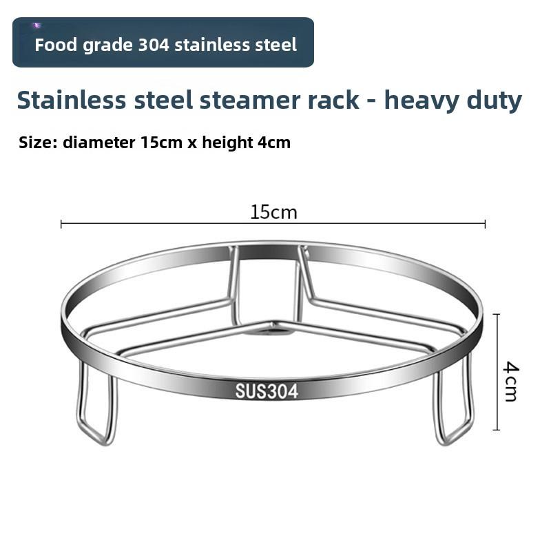 Edelstahl Topfgestell, Dämpfergestell, Topfuntersetzer, Küchenaufbewahrungsregal, Verdickte Wärmeisolierhalterung, Verdicktes Verbrühschutz-Dämpfergestell