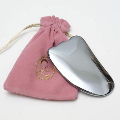 Beautéller Terahertz Gua Sha Plate, Feather Type (Feather Type, 90mm)