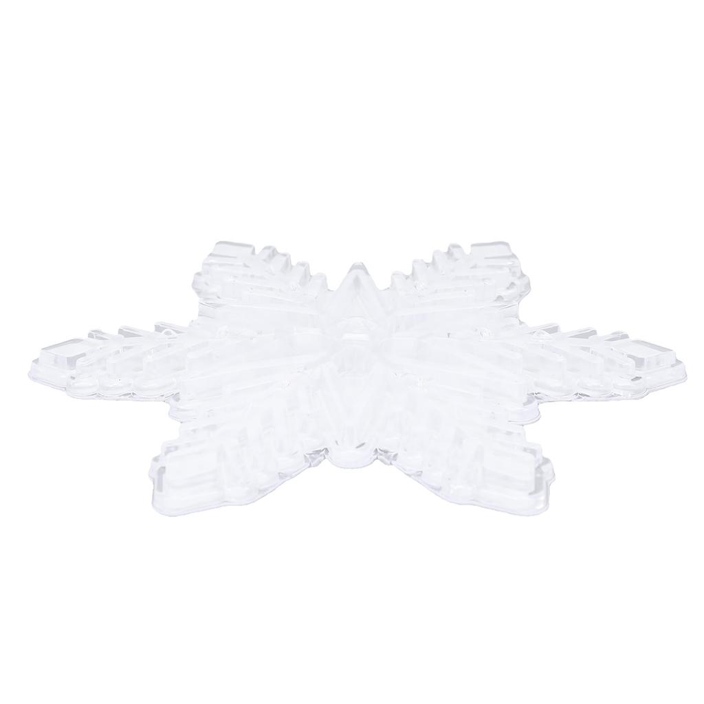 3D Snowboard Stomp Pad Thickened PVC Snowflake Shape Self Adhesive Anti Slip Snowboard Foot Grip for Outdoor Skiing Gear