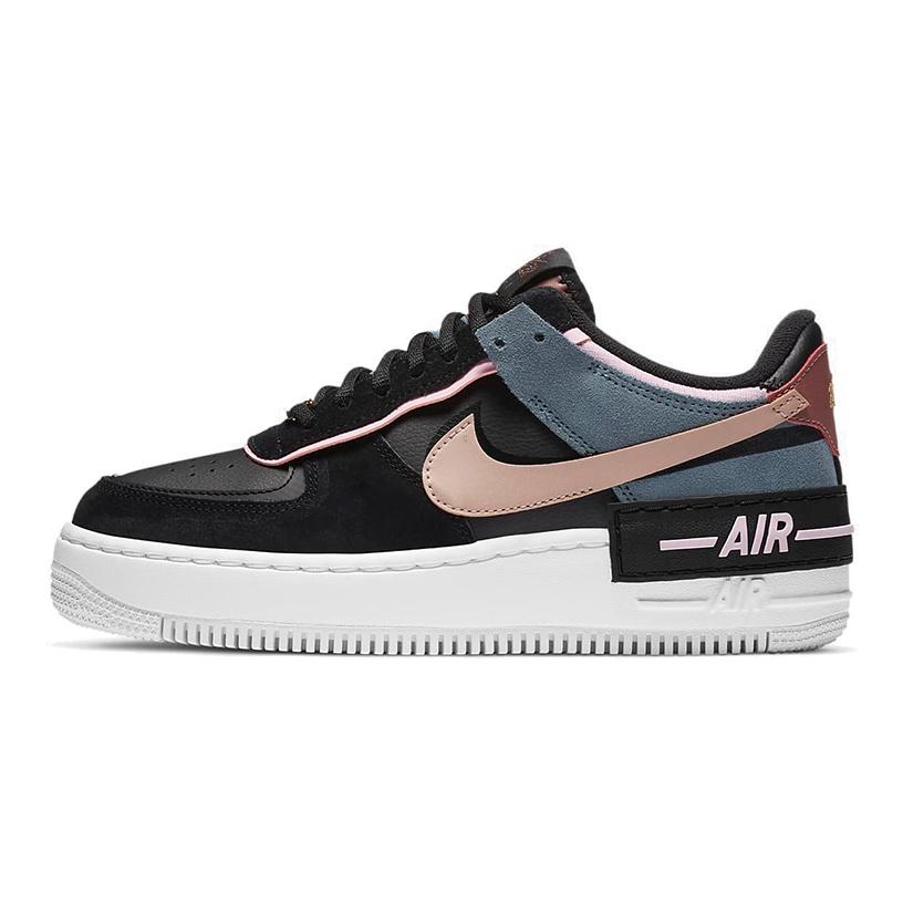 

Новые женские Nike Air Force 1 Low Shadow Черный Светло-арктический розовый Глина Красный CU5315-001 35.5