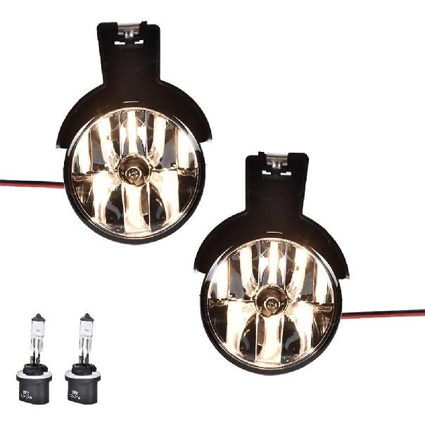 PIT66 Fog Lights, Compatible with 1997-2000 Dodge Dakota/1998-2000 Durango Fog Lamp, Clear