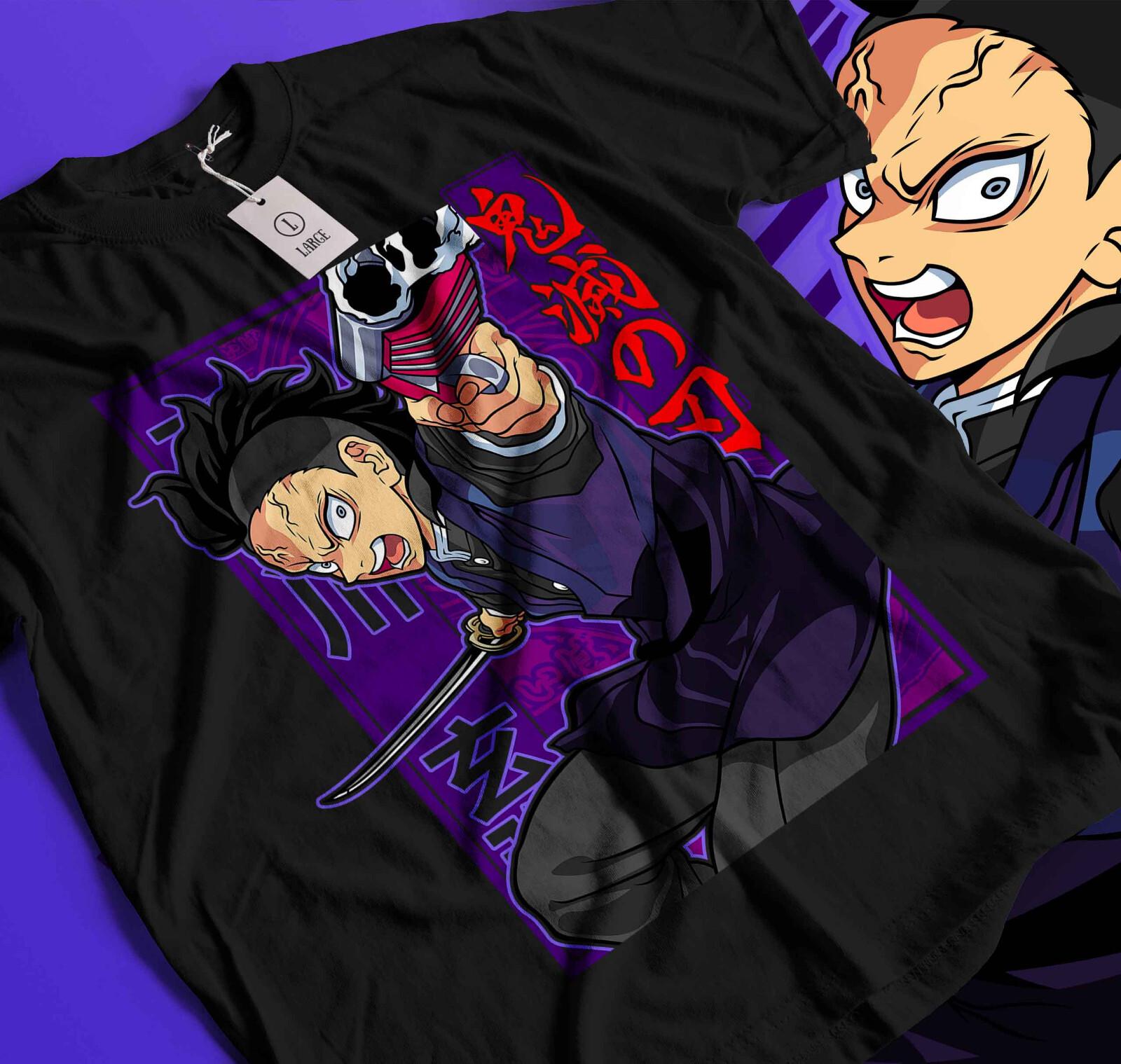 

Genya Shinazugawa T-Shirt Mens Womens Tees Top Kimetsu No Yaiba Demon Slayer Tanjiro Tee All Size 109 XL