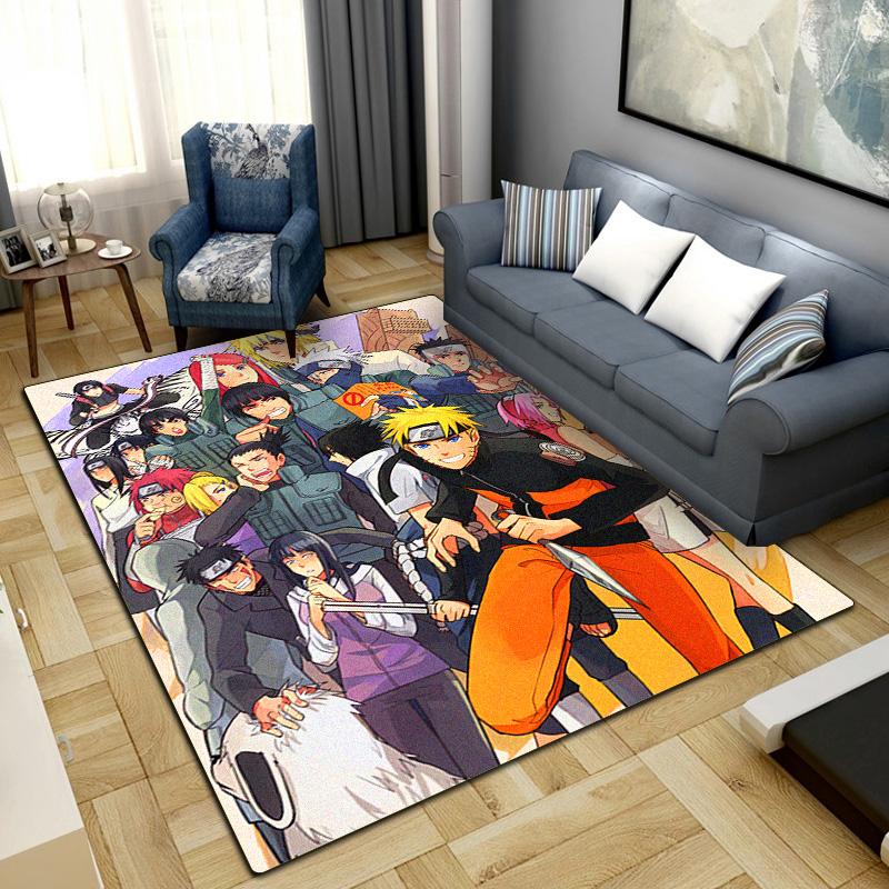 Anime-Naruto  Area Carpet for Living Room Bedroom Home Decor Cool Movie Mat Floor Mat -LXR41