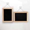 Hanging Chalkboard Double-Sided Blackboard Memo Board Writing Board Small Hanging Blackboard for Home Office Kitchen