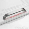 NAIERDI Kitchen Cabinet Knobs Handles Black Furniture Handle for Cabinet Drawer Pulls Aluminum Alloy Handle 96/128/160/192mm