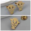 European American Broken Soul Clown Brooch Cufflinks Retro Middle Ancient Style Horror Easter Essential Clothing Accessories
