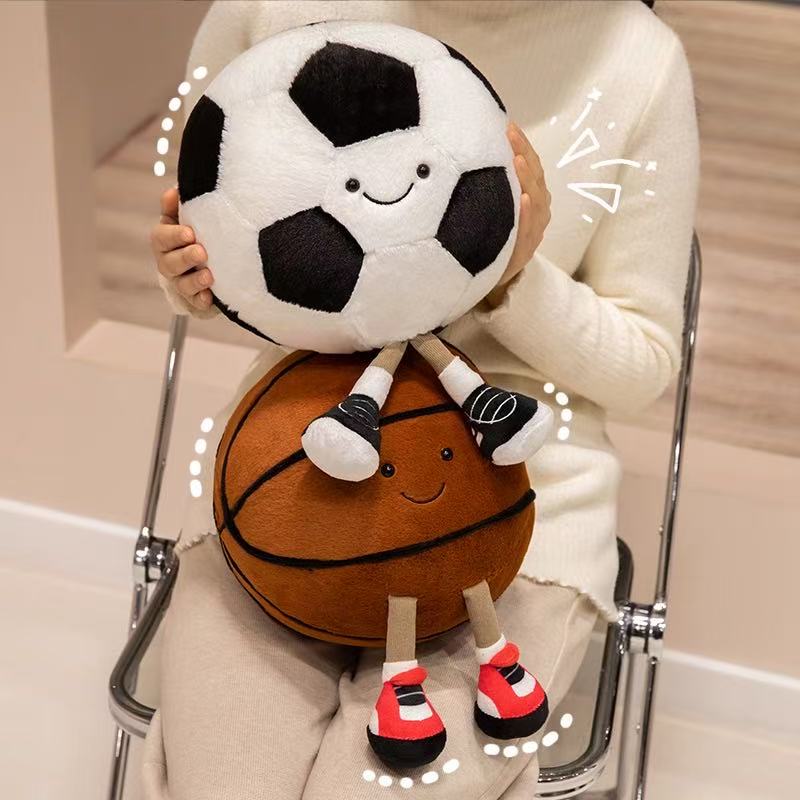 25cm Ultima Bambola da Basket e Calcio Giocattolo di Peluche Imbottito di Simulazione Cartone Animato Anime Bambola Carina Regalo per ragazzi e ragazze per Divertimento Bambola