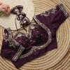 Indische Bollywood Freizeitkleidung Seidenbluse Damen Fertigdesignerin Ethnische Choli