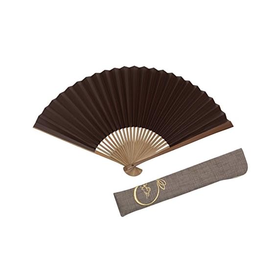 [Hasegawa] Kyo-sensu (Kyoto Folding Fan) Shibu-sen, Handcrafted by Kyoto Artisans, Includes Fan Case