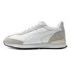Puma R78 Nylon Comfortable Shock Absorbing Wear Resistant Breathable Lightweight Low Top Running Shoes Unisex Sneaker Gray White 397149-02