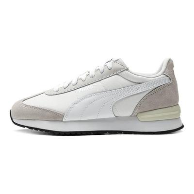 R78 Nylon Comfortable Shock Absorbing Wear Resistant Breathable Lightweight Low Top Running Shoes Unisex Sneaker Gray White 397149-02
