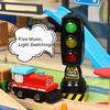 Funny Traffic Stop Signs Simulation Music Light Block Early Education Kids Toys