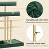 3 Tier Bracelet Holder Display Detachable Metal T Bar Velvet Bracelet Rack Storage Jewelry Holder Organizer For Earrings Rings