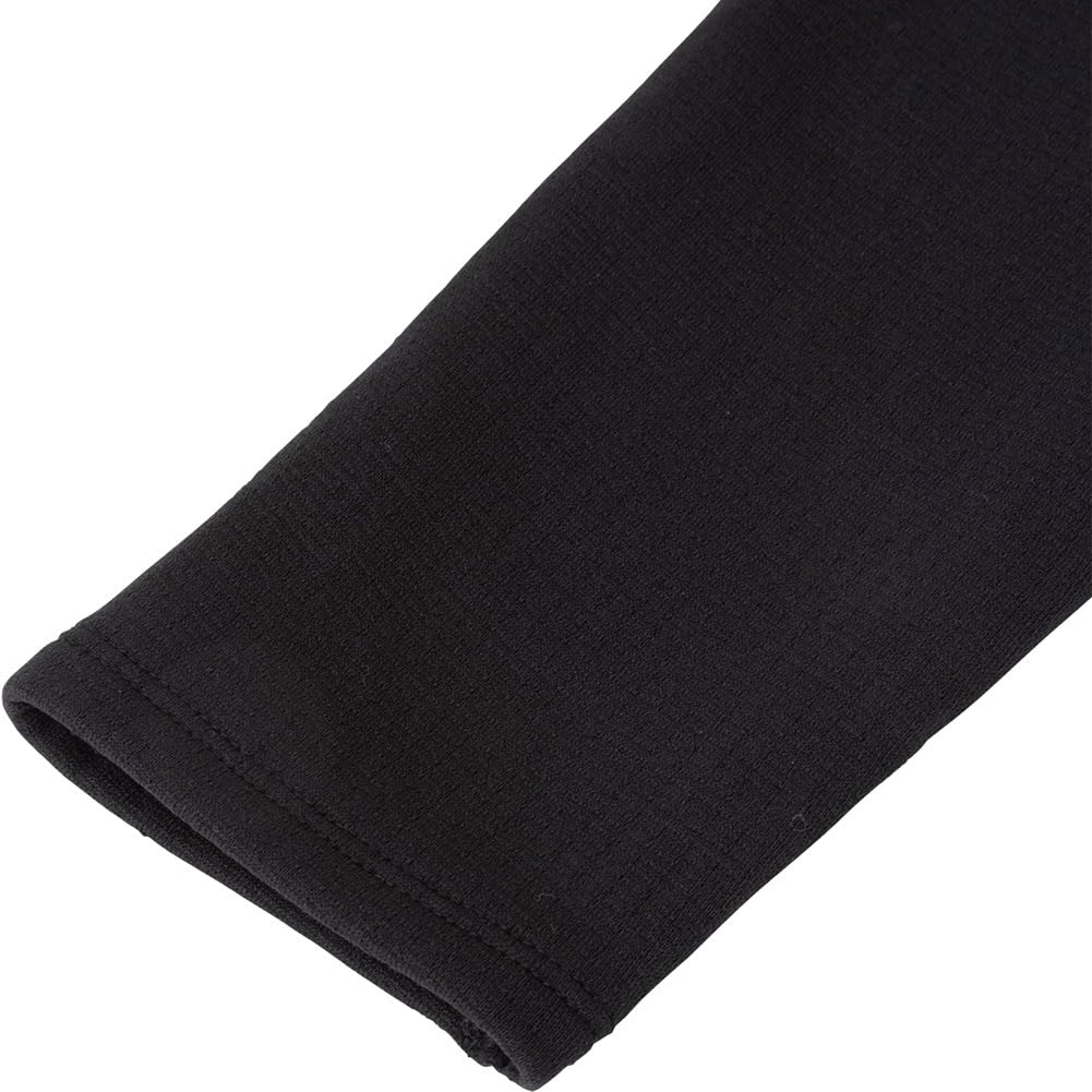 The North Face Long Sleeve Hot Crew and Size 100 Kids' Jacket, Unisex, Warm, Moisture-Wicking, Quick-Drying, Antibacterial, Odor-Resistant, Black,