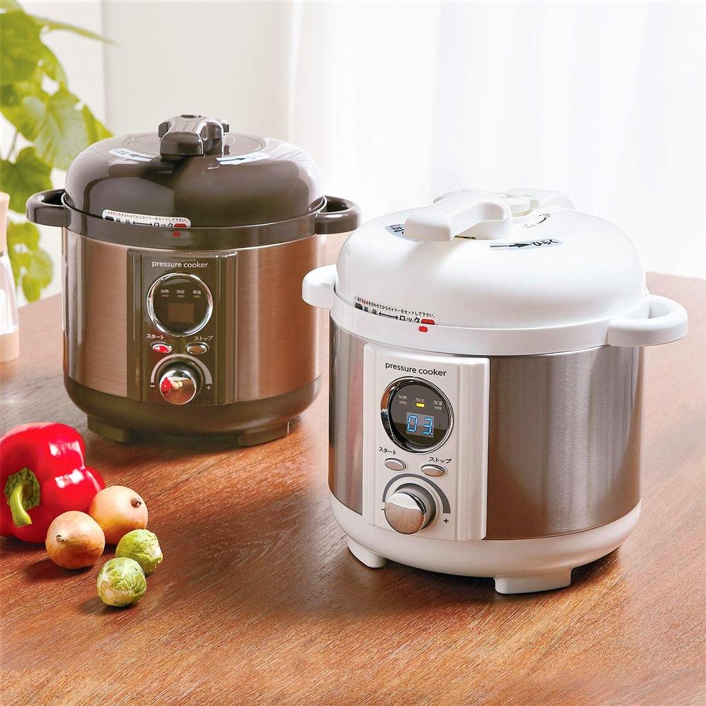 LIVCETRA Electric Pressure Cooker Brown [LPC-T12/T]