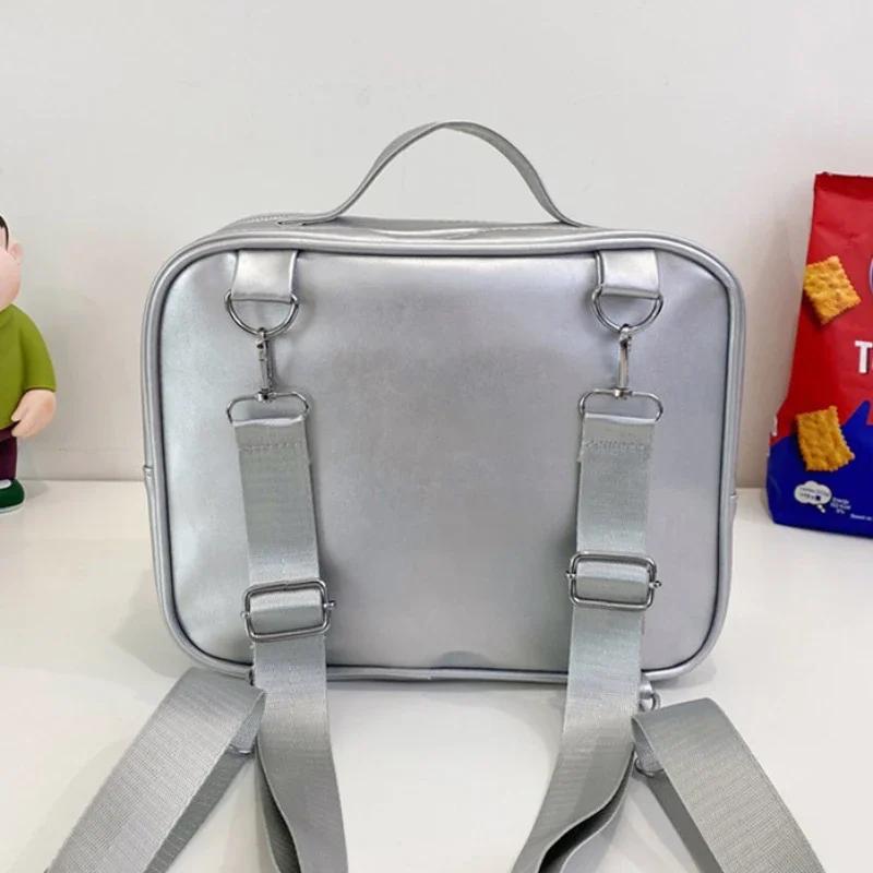 Ita Bag Cute Girl Shoulder Bag Transparent Pocket Television Design Backpack Trend Crossbody Bag Popular TV Design Ulzzang