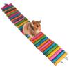 Squirrel Chinchilla Colorful Wooden Gerbil Rainbow Ladder Climbing Stairs Bridge Hamster Toys