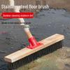 SUNWRAP Long Handle Hard Bristle Floor Cleaning Brush