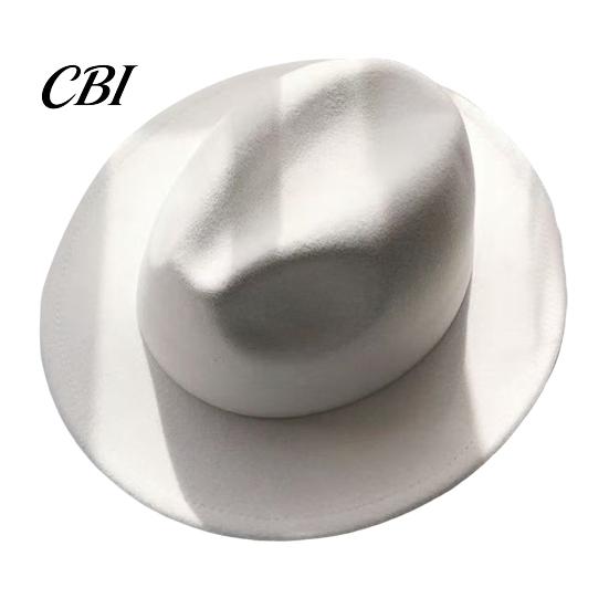 Autumn Winter Warm Fedora Unisex Hat, Short Brim Wool Blend Retro Panama Casual Party Dress Hat Cap, Felt for Men Women 1920s Costume Photogenic