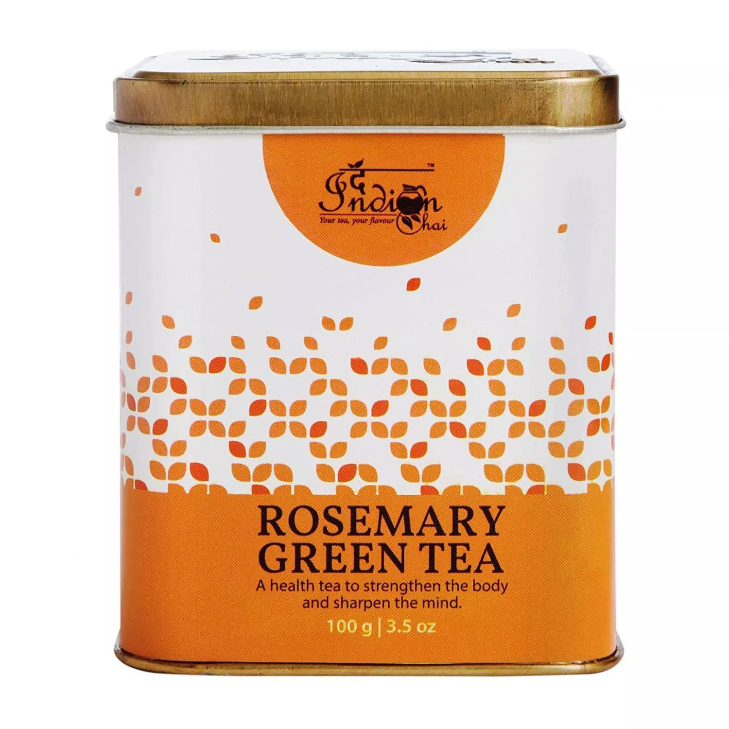

Зеленый чай с Розмарином (100 г), Rosemary Green Tea, Indian Chai
