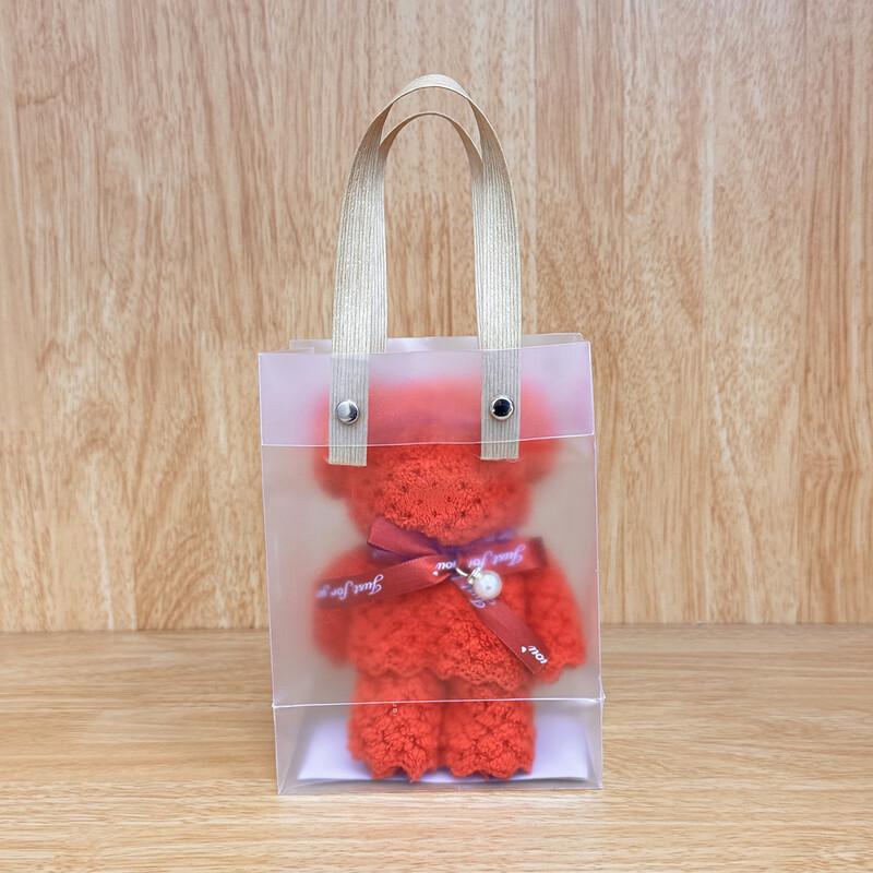 Coral Fleece Bear Towel Gift