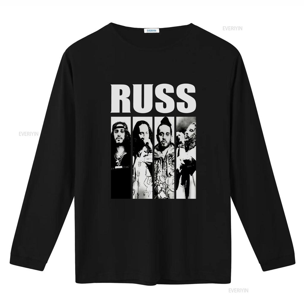 Russ Tour Rapper For Fan 2025 T Shirt Vintage Washed Soft Versatile Graphic Streetwear Casual Designer Clothes Unisex Stylish