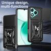 Slide Lens Armor Funda for OPPO F29 Pro 5G Global Case Magnetic Rotate Ring Stand Cover for OPPO A5 Pro 5G China Case