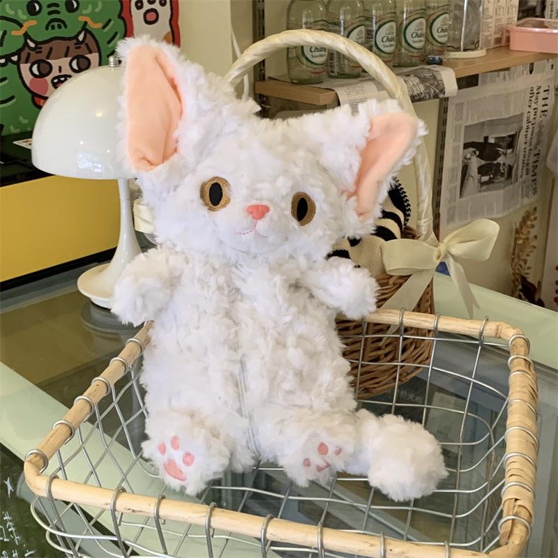 Xiaohongshu Plyšový kočičí penál - Xiaoqing Nová německá kancelářská taška