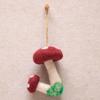 Adorable Mushroom Shape Cartoon Phone Charm Keychain Pendant Fashion Phone Pendant for Students Youthful Women Present