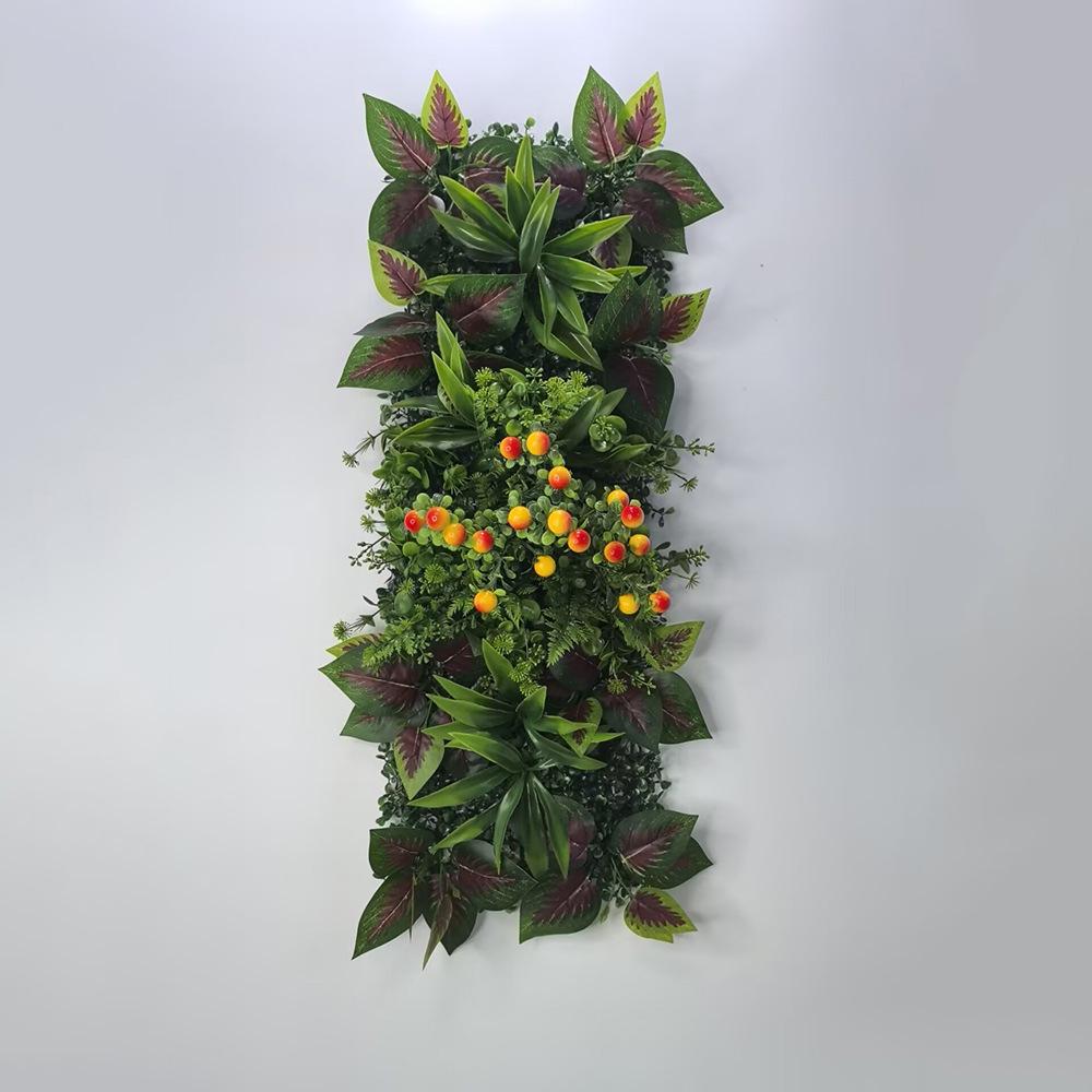 25x75CM Artificial Fern Green Wall Panel for Home Decoration