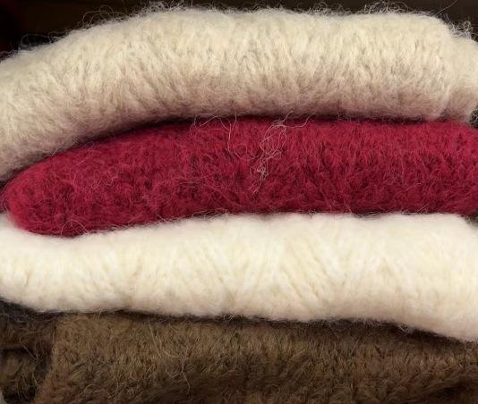 Albaka alpaca wollen sjaal dames winter nieuw gemengd Koreaanse versie trendy student high-end breiwerk