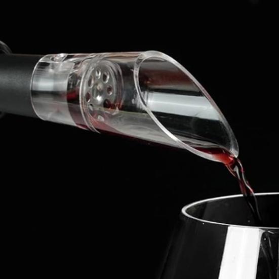 4Stk/Set Flaschenöffner 4-in-1 Luftpumpe Drucköffner Folienschneider Aufblasbarer Ausgießer Vakuumverschluss Weinzubehör