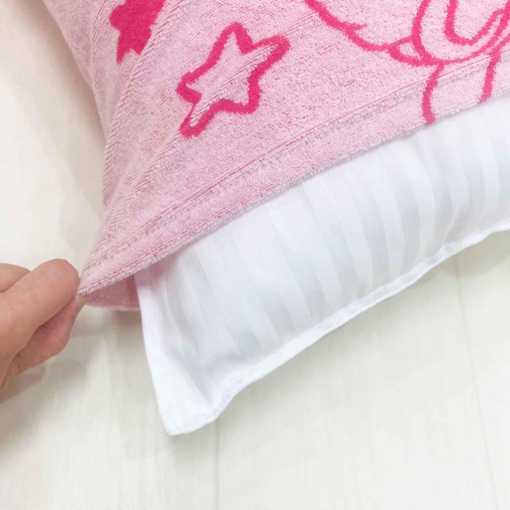 MORIPiLO Pokemon Sharitatsu Terry Fabric Pillowcase and Stretchy 43x63cm 35x50cm Suitable for Parents and Cute Plush Pokemon Morishita Pillow (Soft